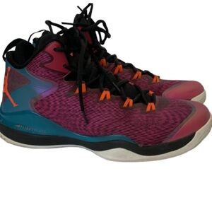 Jordan air blue pink sneakers size 10